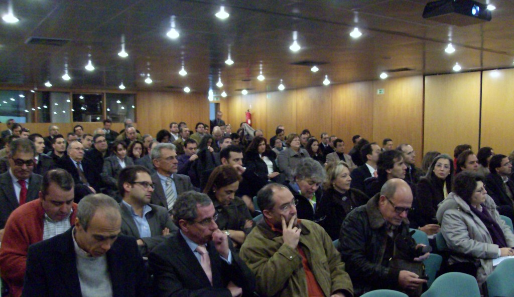 Aspecto do auditório no encontro TIC