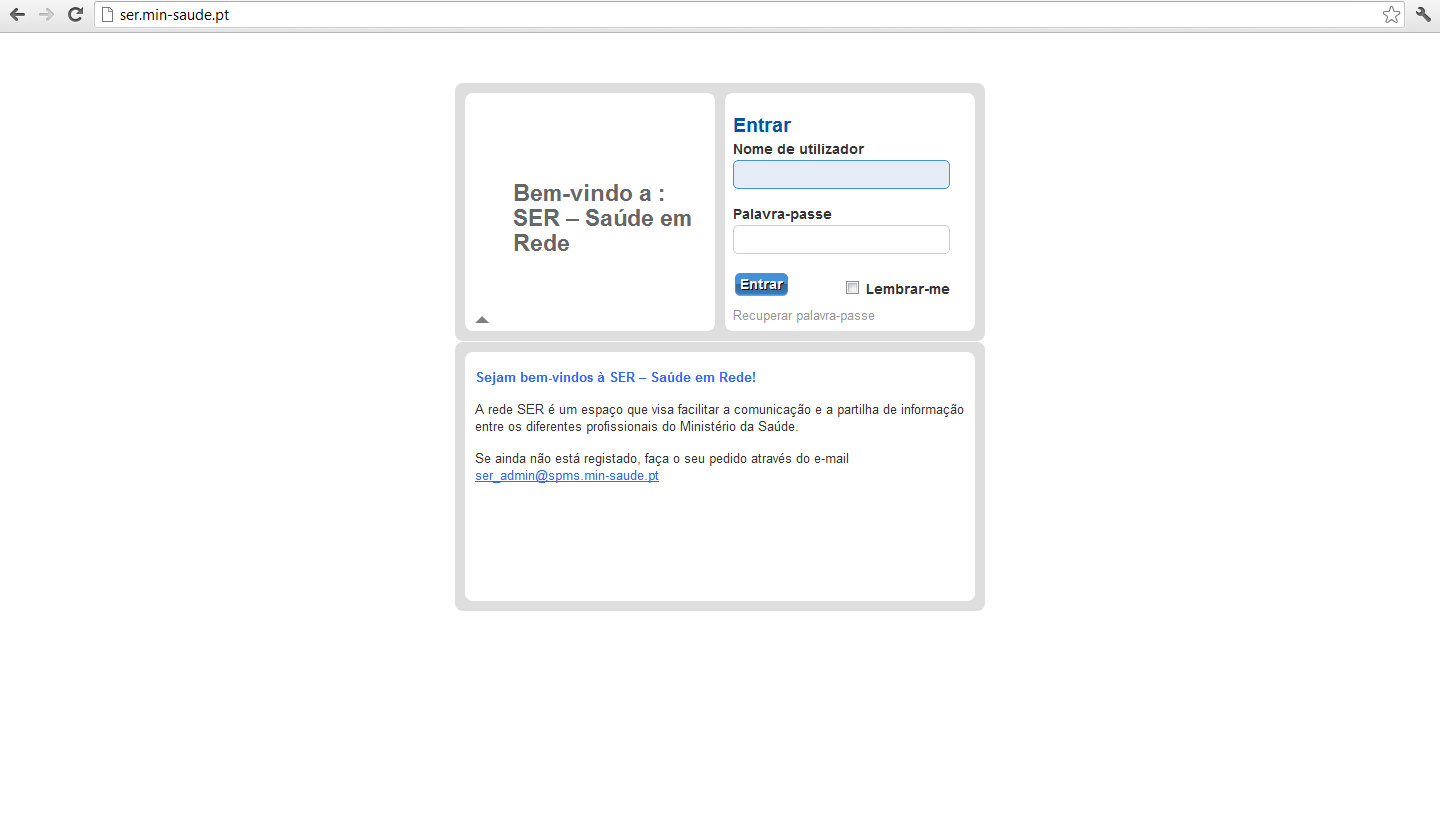SER acessível na internet