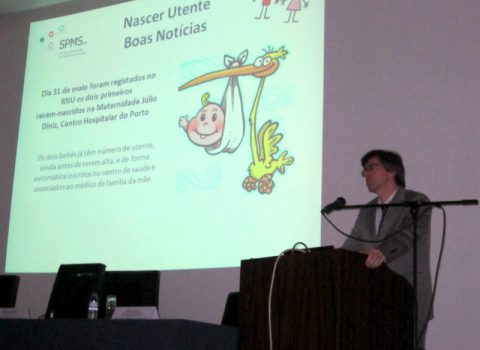 Professor Henrique Martins na apresentação do Plano Nacional de Saúde Infantil e Juvenil
