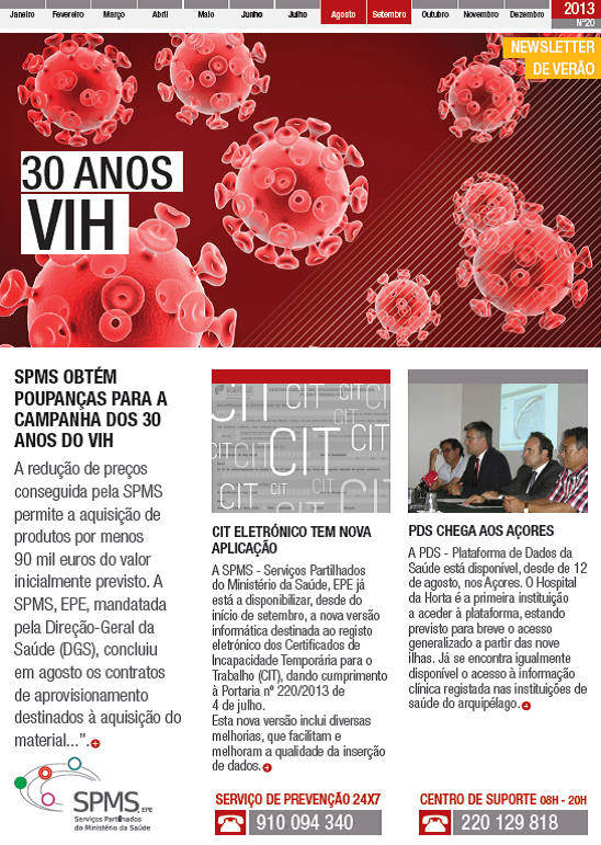 Capa newsletter Verão