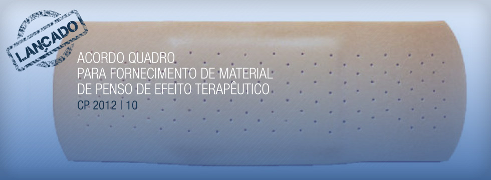 SPMS lança procedimento de concurso para a formação de um Acordo Quadro para fornecimento de material de penso de efeito terapêutico