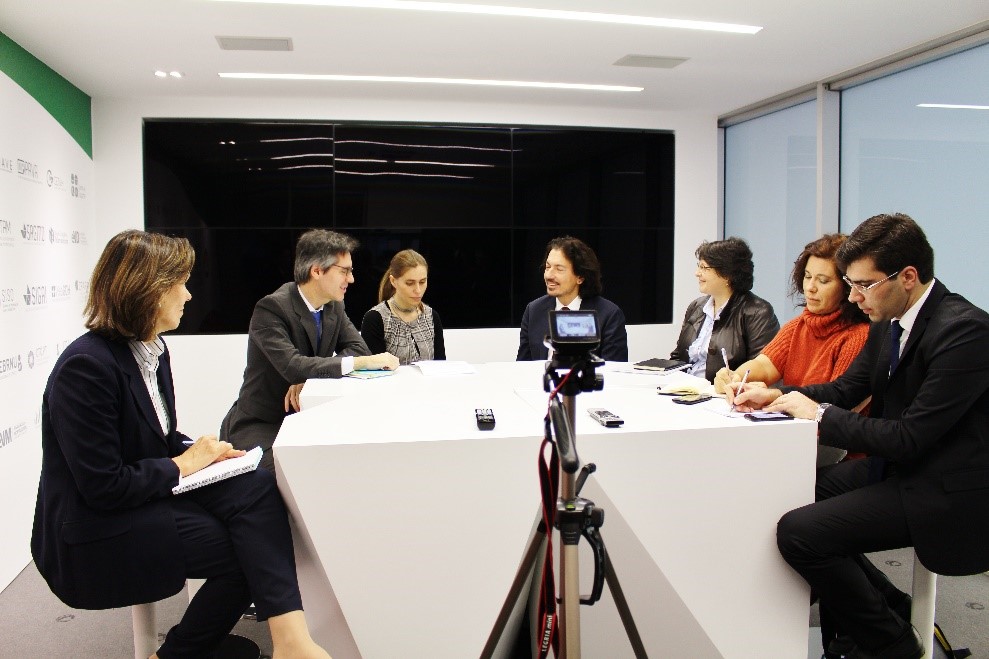 Henrique Martins, Rita Mendes, Lefteris Leontaridis, Lília Marques, Anabela Santos  e Pedro Moreira