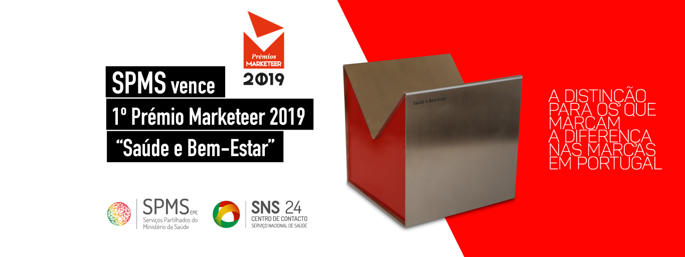 SPMS vence 1º Prémio Marketeer 2019 – “Saúde e Bem-Estar”