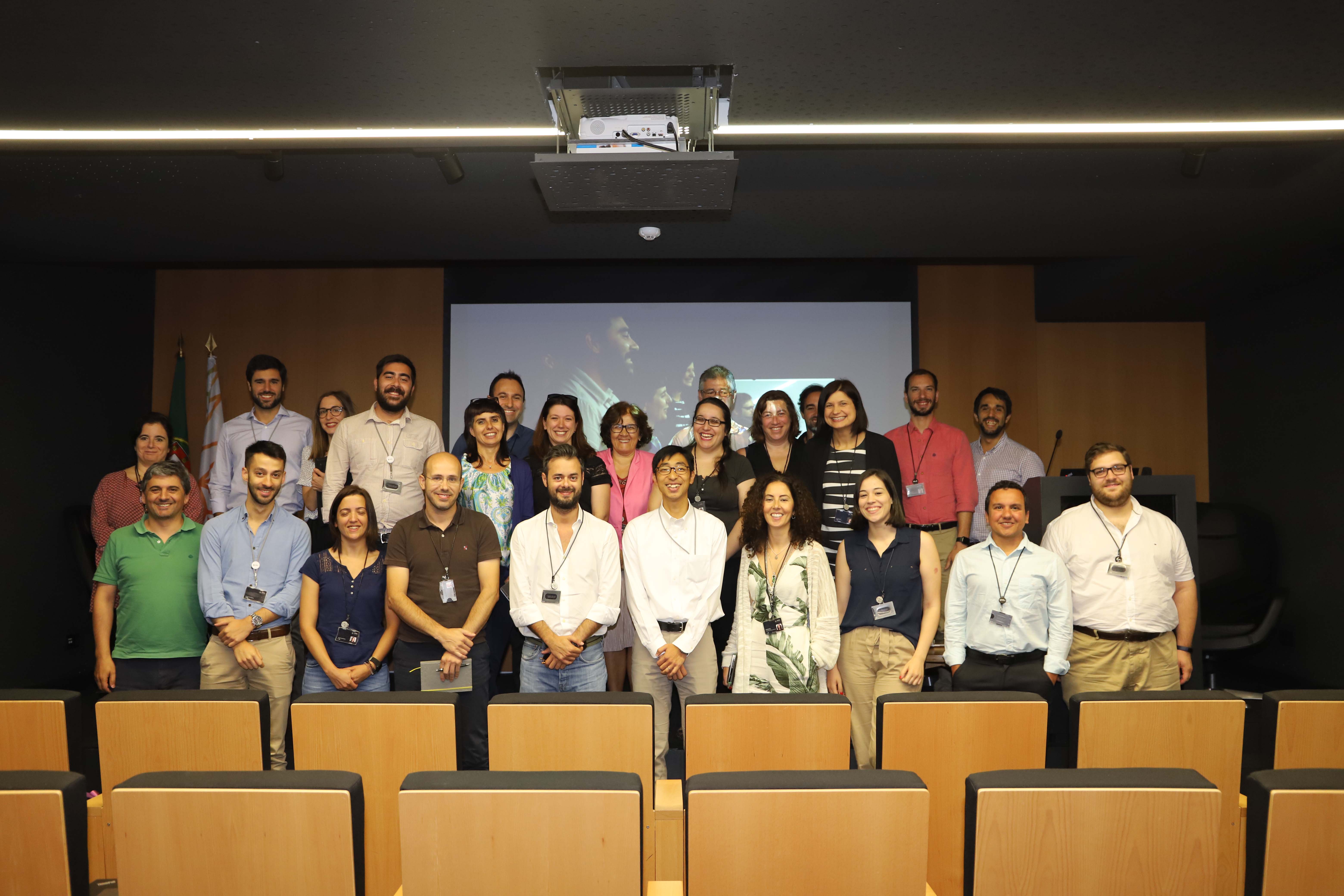 visita estudante japonês à SPMS foto de grupo