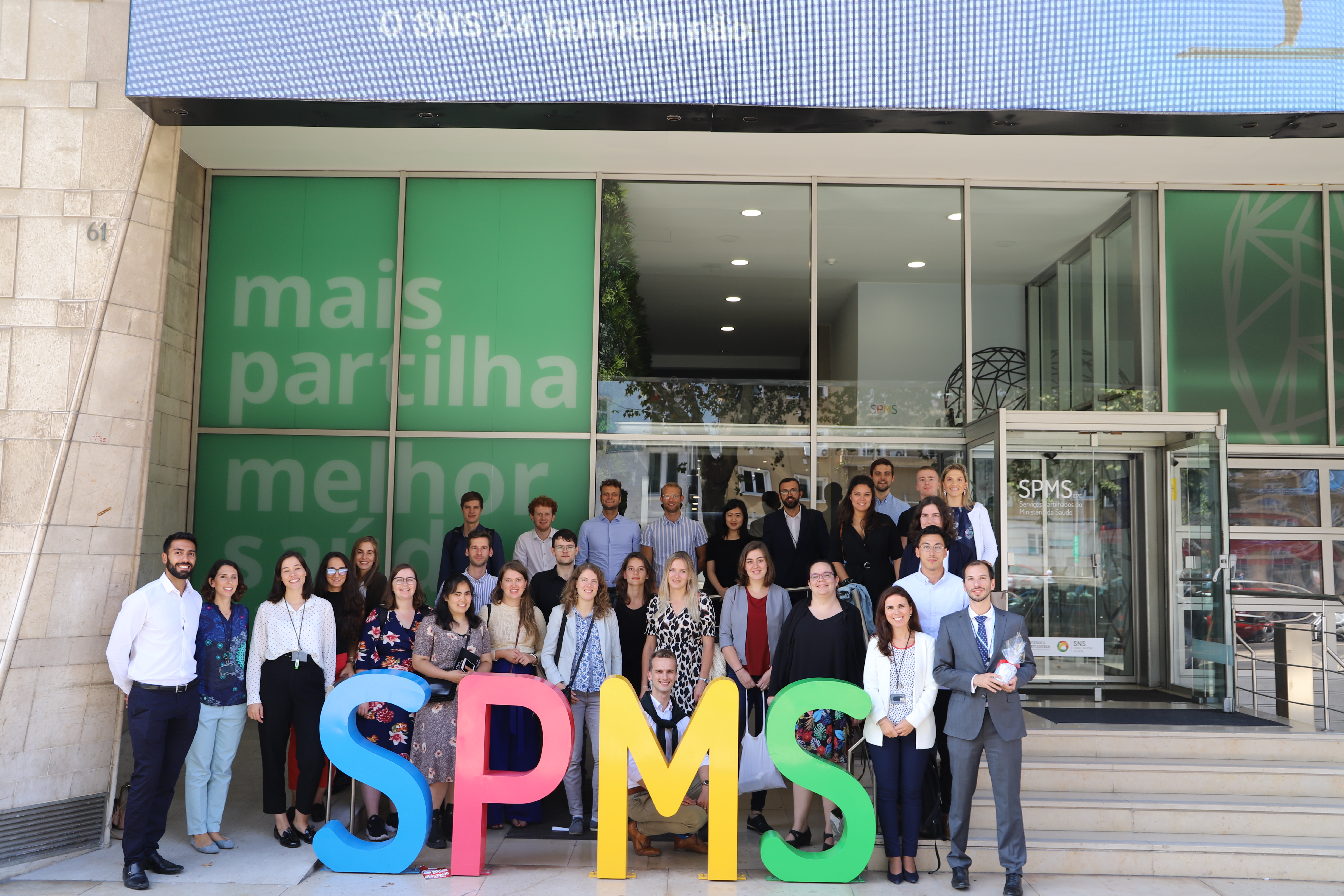 Delegação holandesa visita SPMS