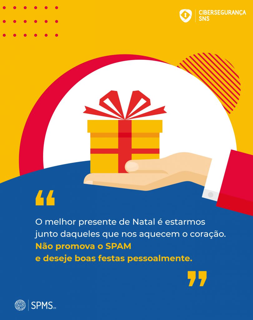 infografia cibersegurança presente de Natal