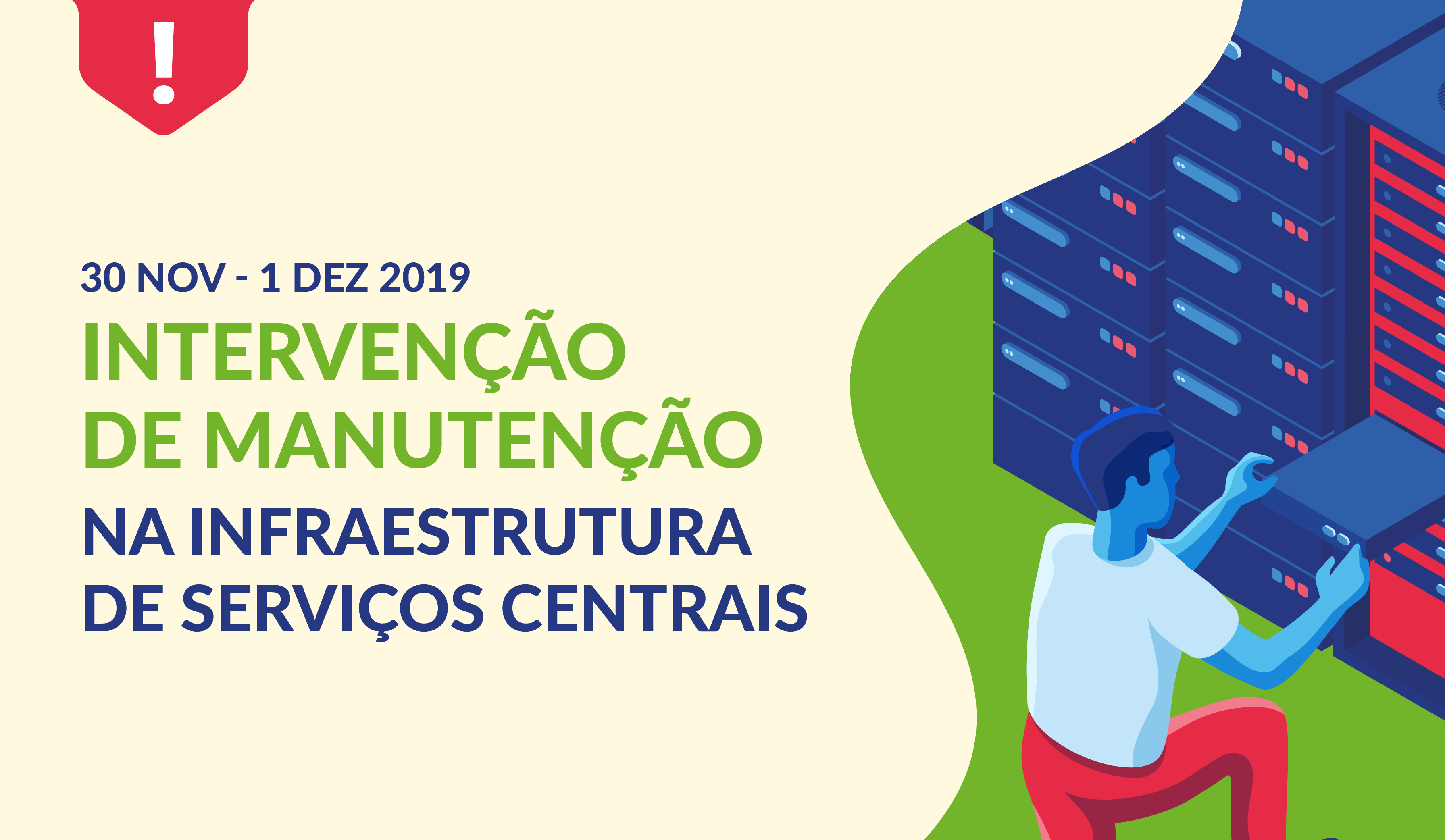 Intervenção e manutenção da Infraestrutura de Serviços Centrais do Ministério da Saúde