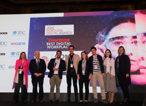 Equipa SPMS no Portugal Digital Awards