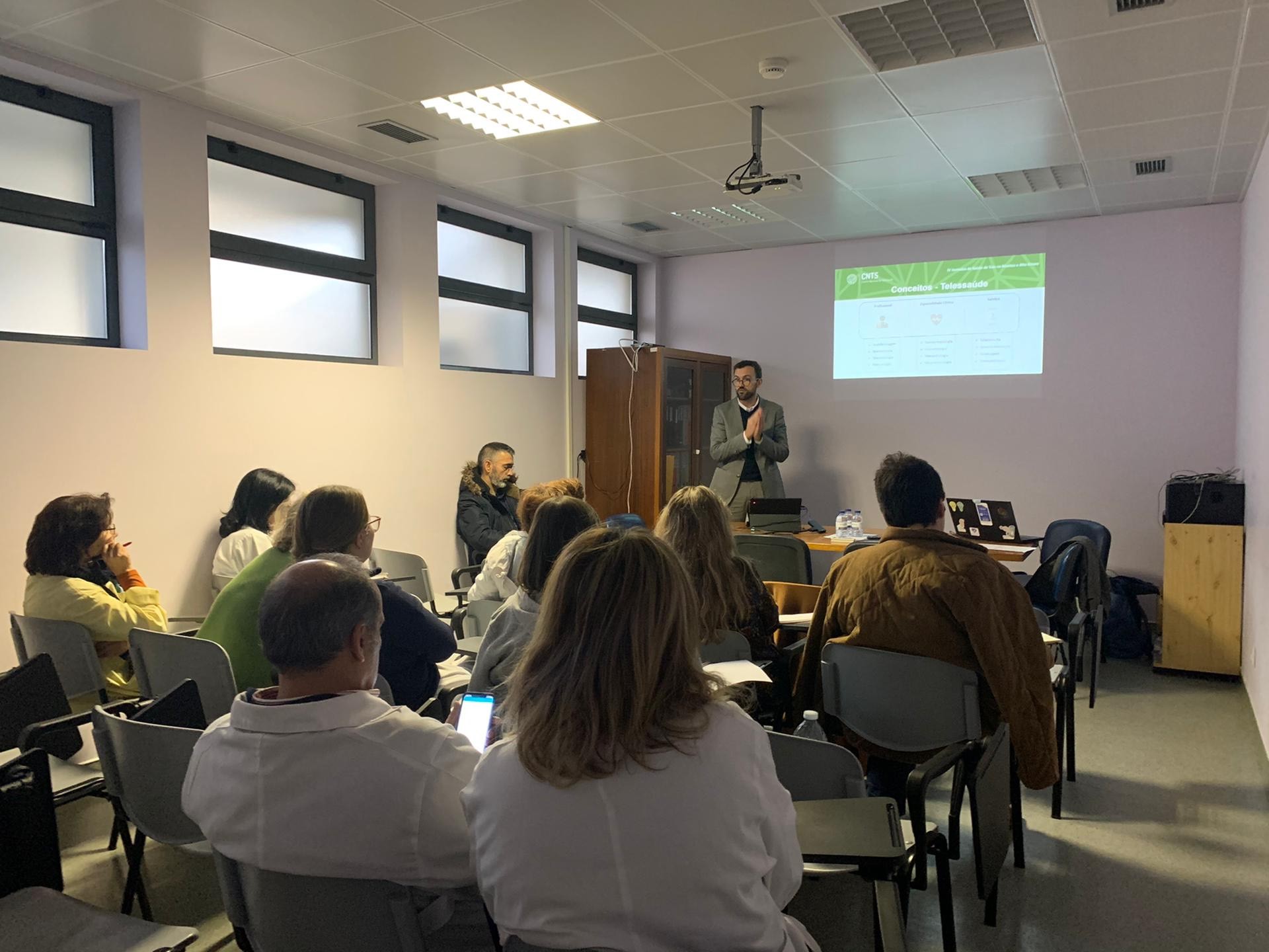 sessão de formação no Hospital de Ovar