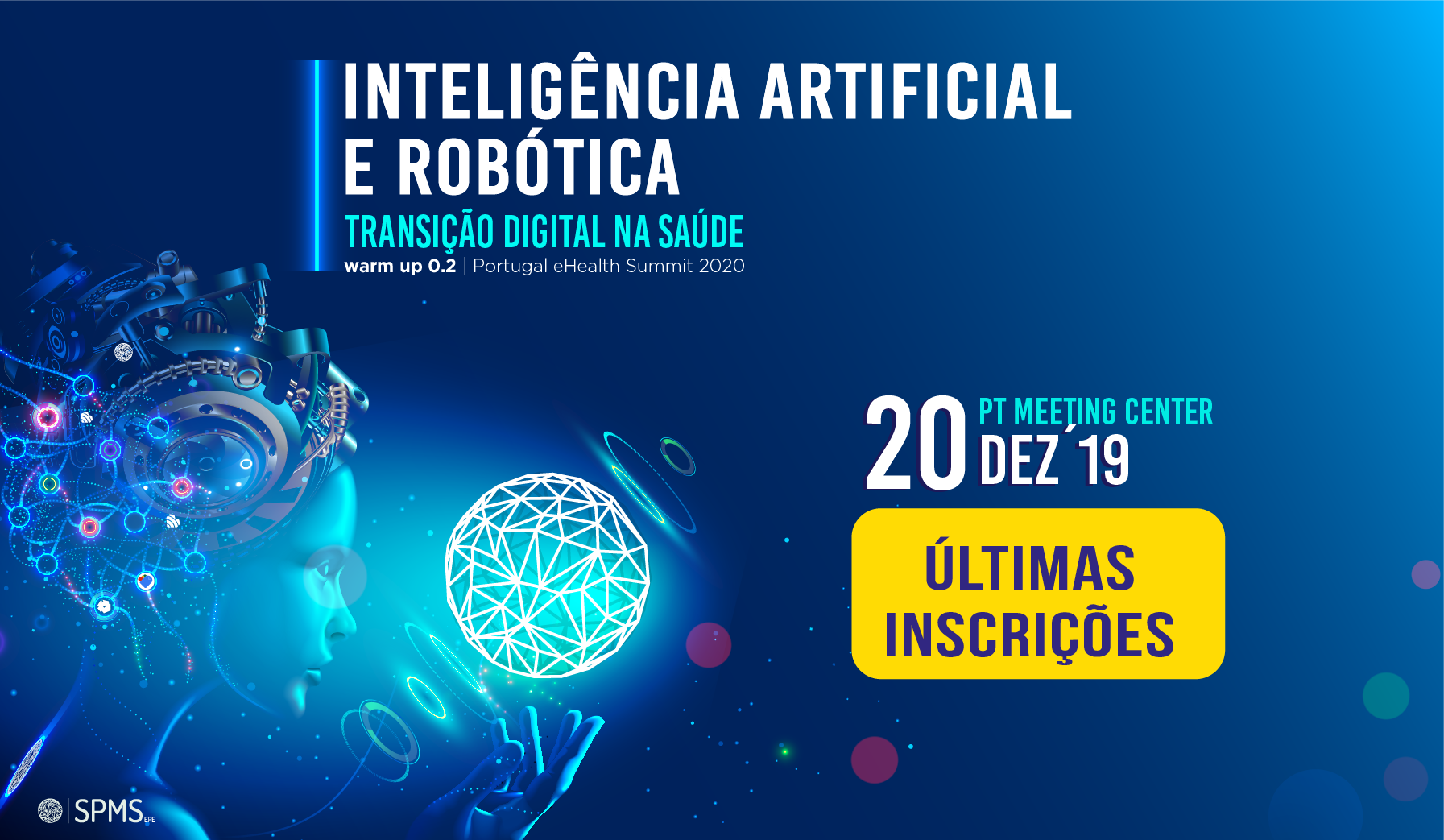 banner ultimas inscrições evento Inteligência Artificial e Robótica