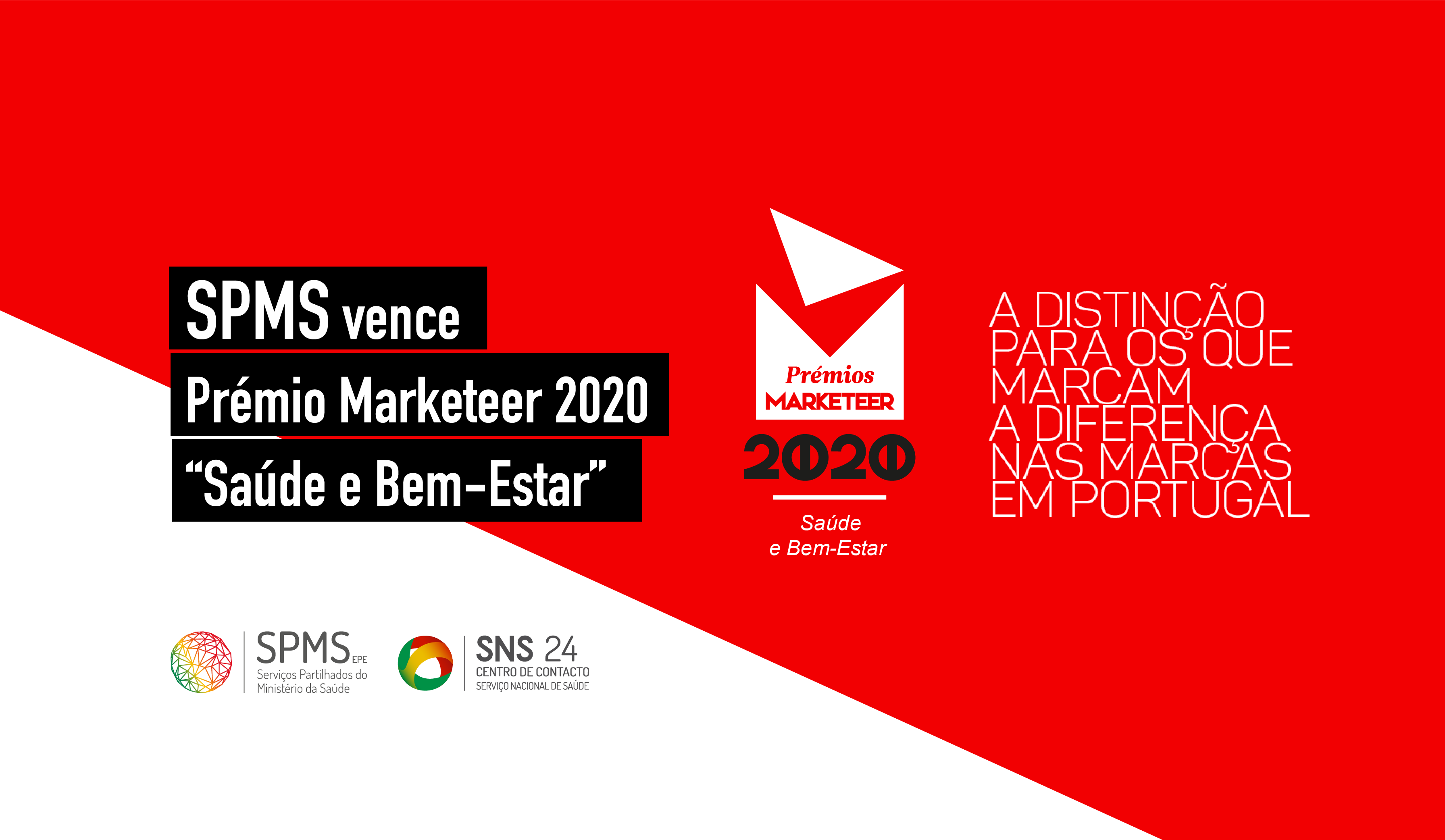 SPMS vence Prémio Marketeer 2020 com a marca SNS 24
