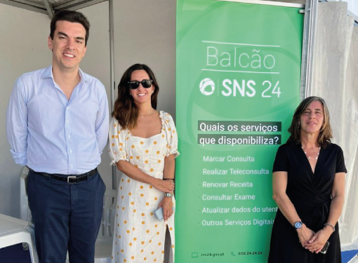 Balcão SNS 24 | Iniciativa de divulgação na Feira da Dieta Mediterrânica em Tavira