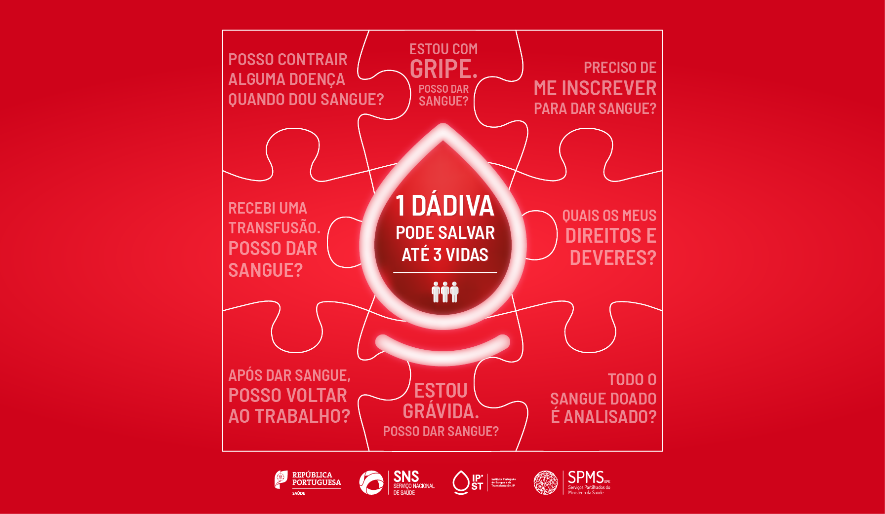 IPST e SPMS lançam nova campanha de apelo à dádiva de sangue