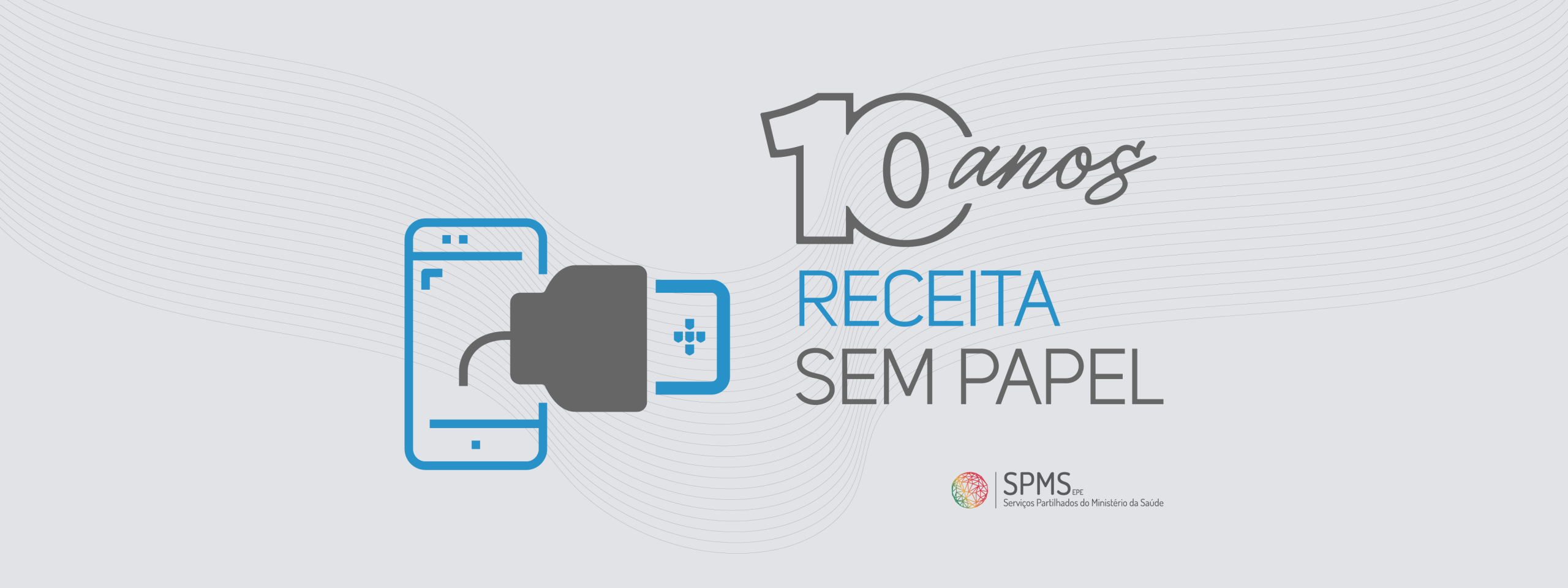 Receita sem papel_10 anos_Banner Site SPMS